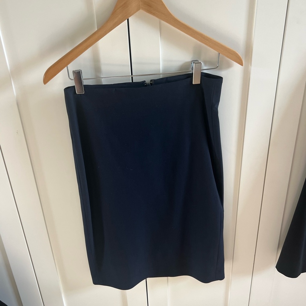 Navy theory pencil skirt to match the jacket